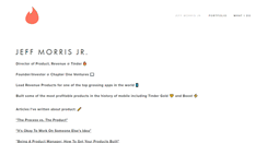 Desktop Screenshot of jeffmorrisjr.com